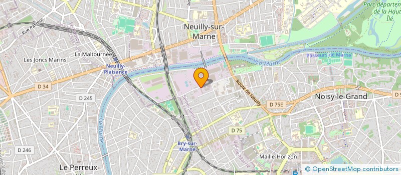 localisation de l'entreprise NLG IMMOBILIER à NOISY-LE-GRAND