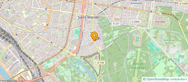 localisation de l'entreprise NLG INVEST à SAINT-MANDE