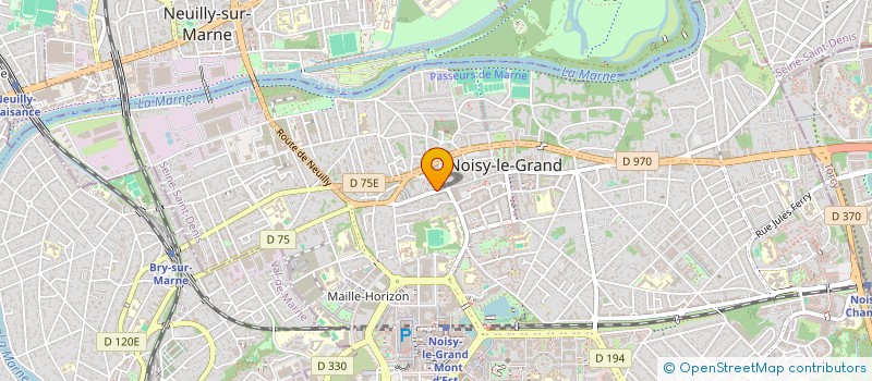 localisation de l'entreprise NLG SCI  NOISY-LE-GRAND