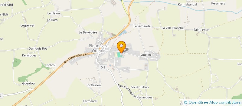 localisation de l'entreprise NLG TRANS  PLOUNEVEZ-QUINTIN