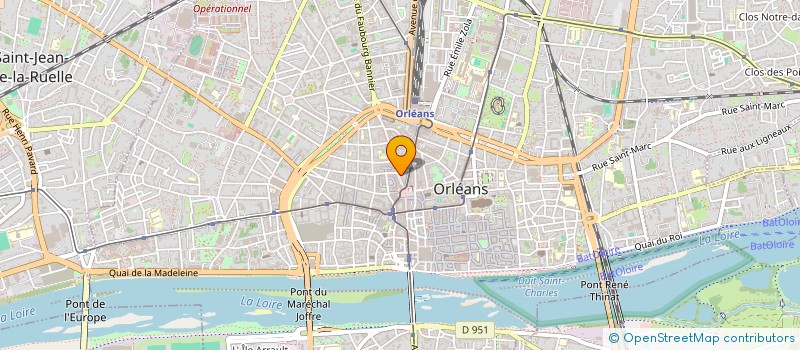 localisation de l'entreprise NLH COMMUNICATION à ORLEANS