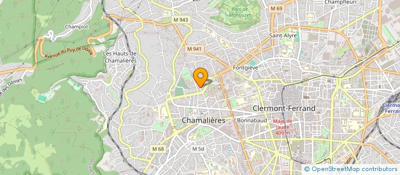 localisation de l'entreprise NLH INVEST  CHAMALIERES