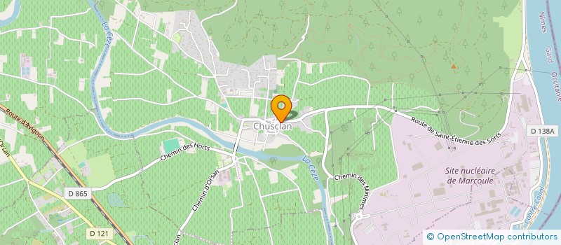 localisation de l'entreprise NLI  CHUSCLAN