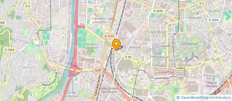 localisation de l'entreprise NLI SERVICES  GRENOBLE