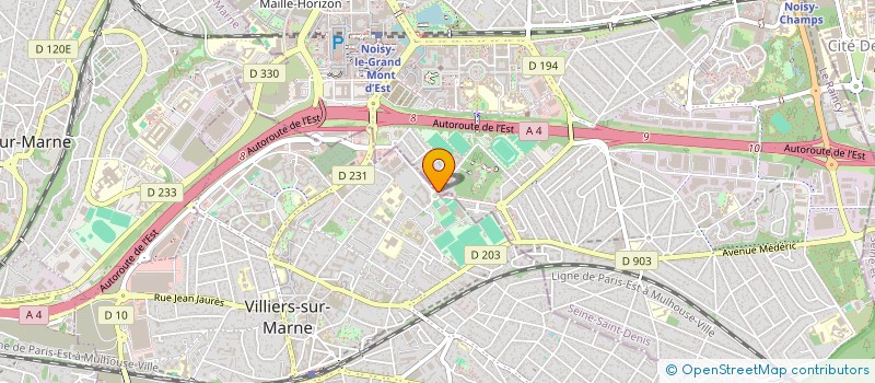 localisation de l'entreprise NLJ  NOISY-LE-GRAND