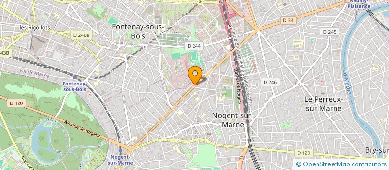 localisation de l'entreprise NLJ  NOGENT-SUR-MARNE