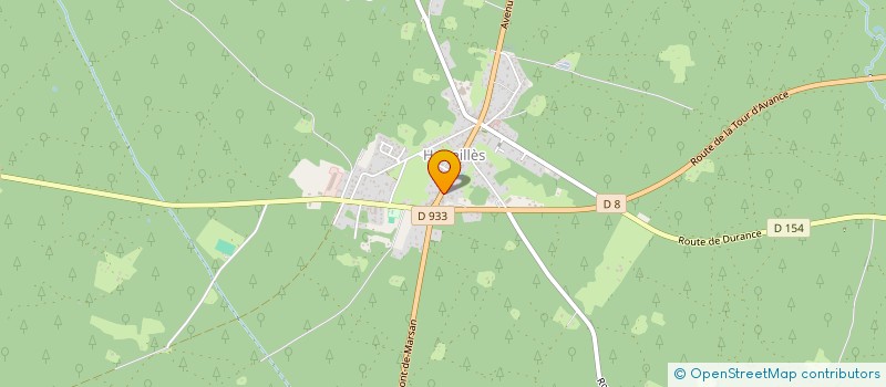 localisation de l'entreprise NLJ  HOUEILLES