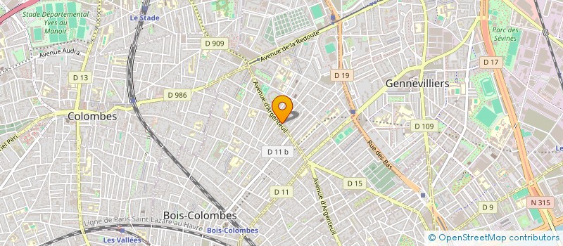 localisation de l'entreprise NLK à ASNIERES-SUR-SEINE