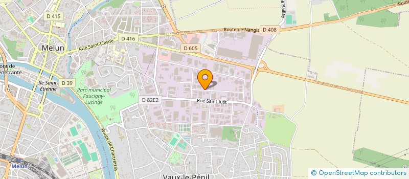 localisation de l'entreprise NLL PAYSAGE à VAUX-LE-PENIL