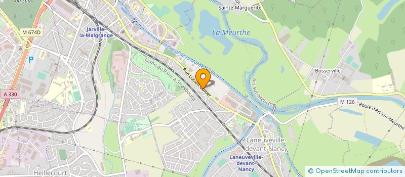 localisation de l'entreprise NLM AUTO  VERNY