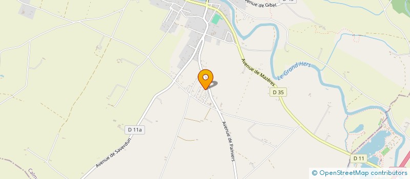 localisation de l'entreprise NLN5  CALMONT