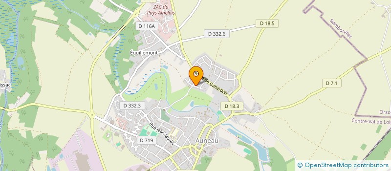 localisation de l'entreprise NLO CONSULTING à AUNEAU-BLEURY-SAINT-SYMPHORIEN