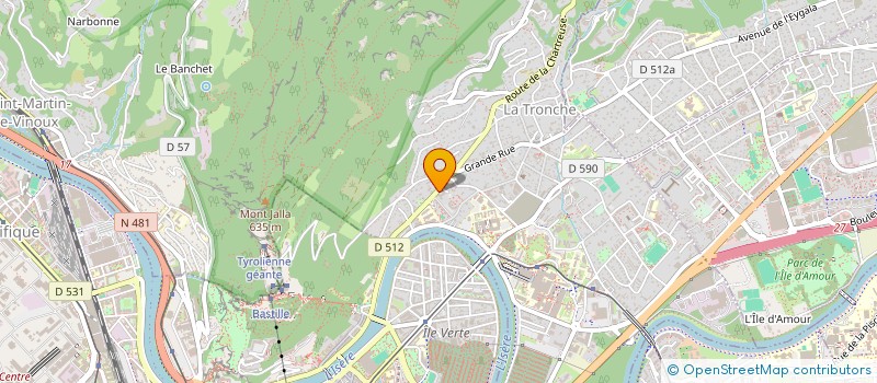 localisation de l'entreprise NLOCATION à LA TRONCHE