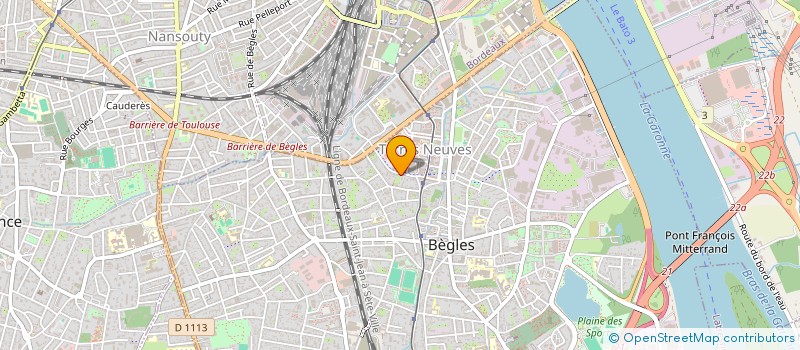 localisation de l'entreprise NLOPTICS à BEGLES