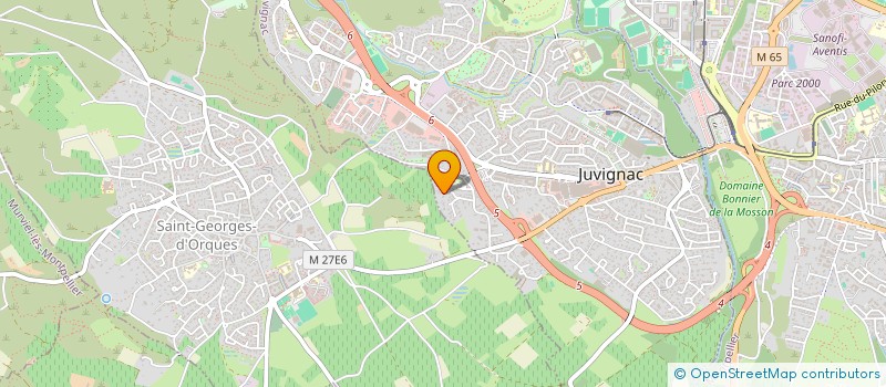localisation de l'entreprise NLR PATRIMOINE  JUVIGNAC