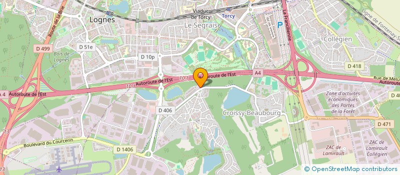 localisation de l'entreprise NLS  CROISSY-BEAUBOURG