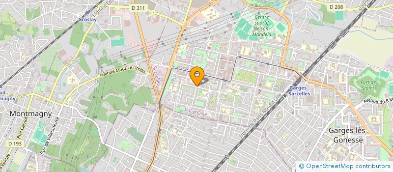 localisation de l'entreprise NLS LOGISTIQUE à SARCELLES