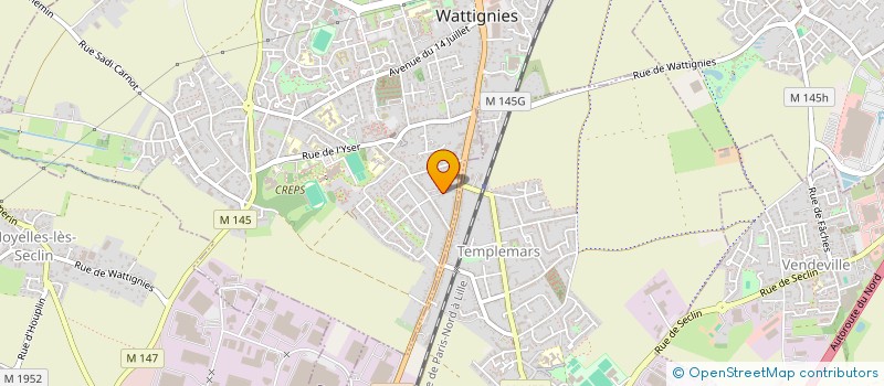 localisation de l'entreprise NLSY INVEST  WATTIGNIES