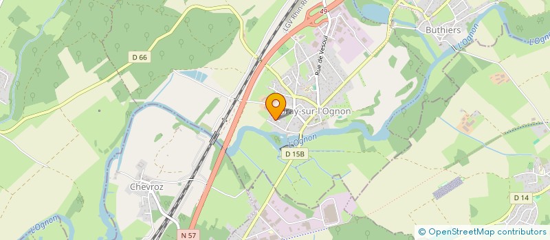 localisation de l'entreprise NLV  VORAY-SUR-L'OGNON