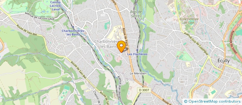 localisation de l'entreprise NLYS CONSEIL  CHARBONNIERES-LES-BAINS