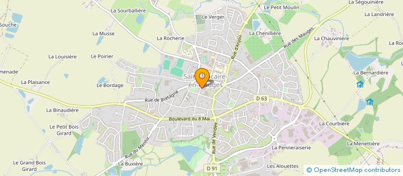 localisation de l'entreprise NM à SEVREMOINE