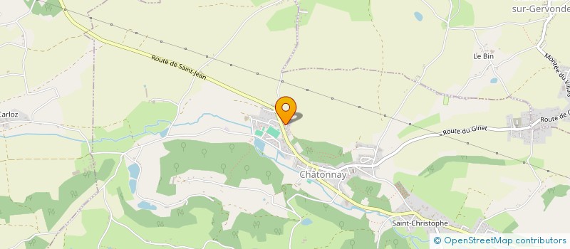 localisation de l'entreprise NM AGENCEMENT  CHATONNAY