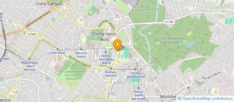 localisation de l'entreprise NM ANAR TAXI à CLICHY-SOUS-BOIS