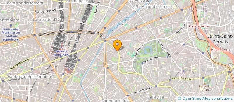 localisation de l'entreprise NM AUDITION  PARIS