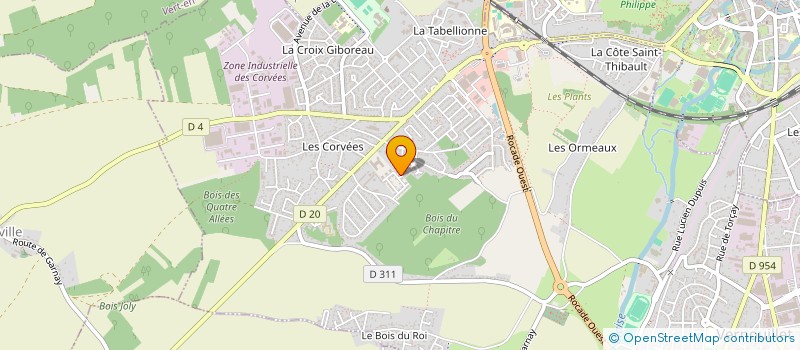 localisation de l'entreprise NM AUTO à VERNOUILLET