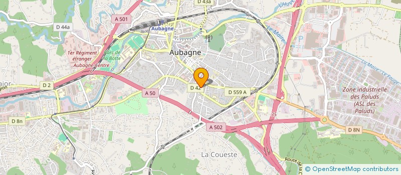 localisation de l'entreprise NM AXESS à AUBAGNE
