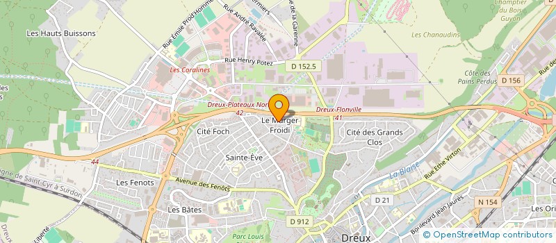 localisation de l'entreprise NM BATIMENT à DREUX