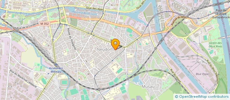 localisation de l'entreprise NM &CA à STRASBOURG