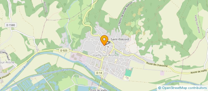 localisation de l'entreprise NM CAPITAL  VAILLY-SUR-AISNE