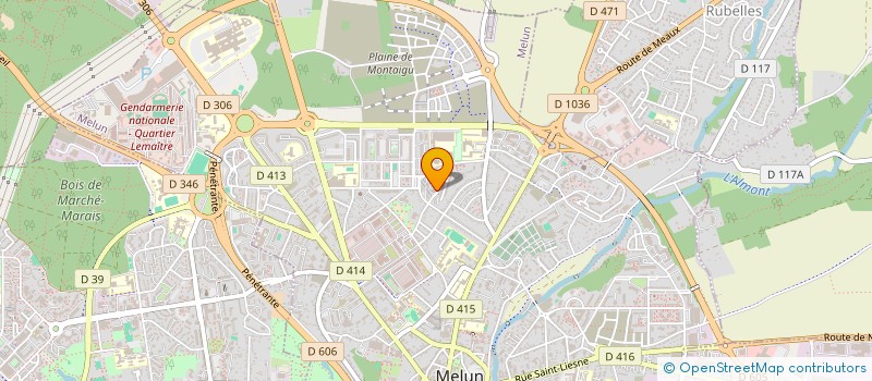 localisation de l'entreprise NM COMPANY à MELUN