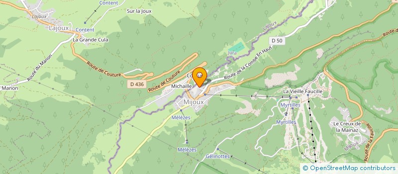 localisation de l'entreprise NM CONCEPT à MIJOUX