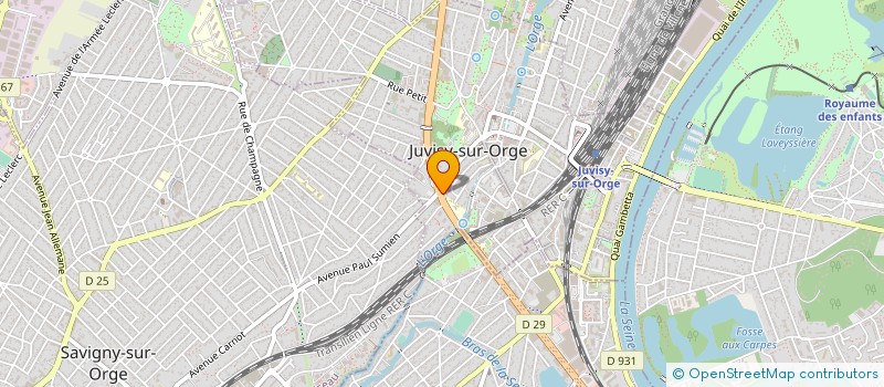 localisation de l'entreprise NM CONSEIL à JUVISY-SUR-ORGE
