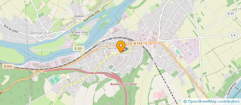 localisation de l'entreprise NM COSMETIC à BONNIERES-SUR-SEINE