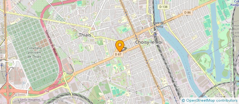 localisation de l'entreprise NM CYBER CONSULTING  THIAIS