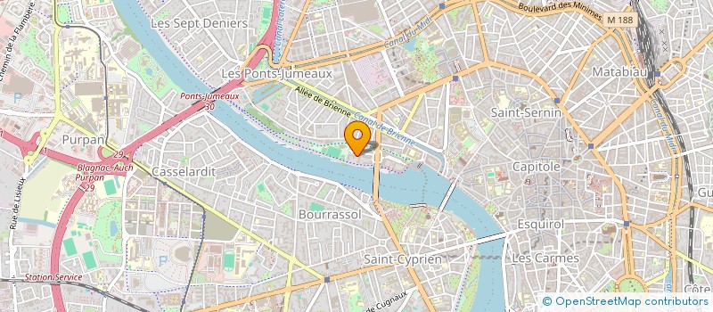 localisation de l'entreprise NM DECOUPE BETON à TOULOUSE
