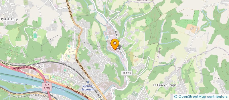 localisation de l'entreprise NM DES VIGNES  VIENNE