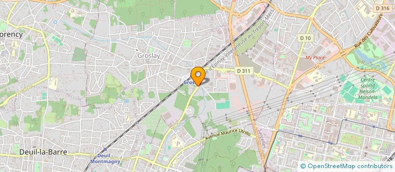 localisation de l'entreprise NM DIAG EXPERTISE  GROSLAY