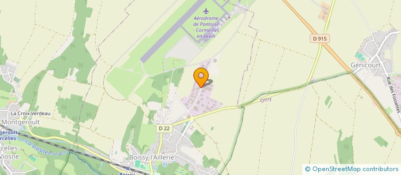 localisation de l'entreprise NM ETUDES  BOISSY-L'AILLERIE