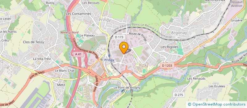 localisation de l'entreprise NM EUROPE  ANNECY