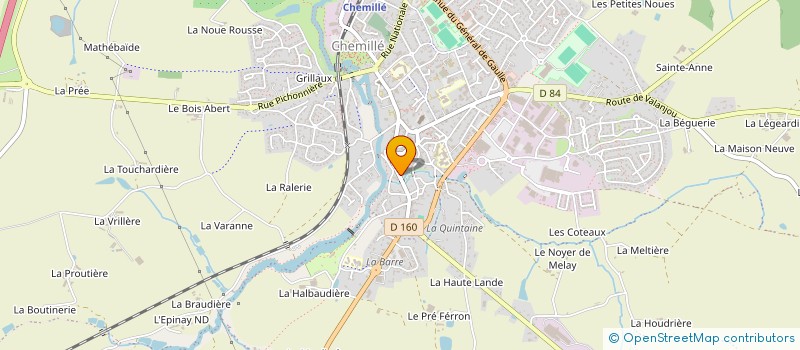 localisation de l'entreprise NM EXPERTISE  CHEMILLE-EN-ANJOU