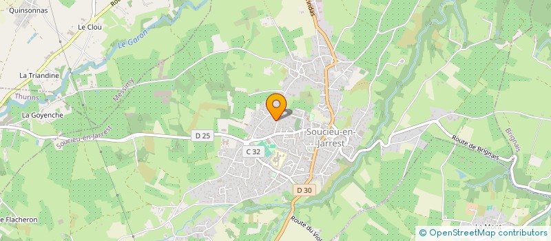 localisation de l'entreprise NM FERMETURE INDUSTRIELLE  SOUCIEU-EN-JARREST