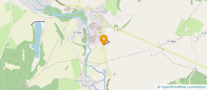 localisation de l'entreprise NM FIBRE PRO à BROUSSEVAL