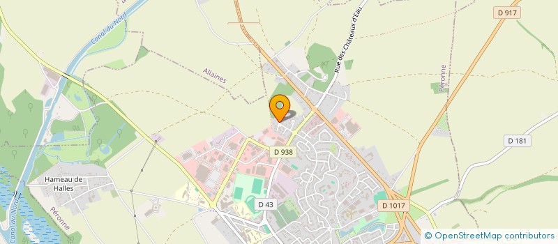 localisation de l'entreprise NM FITNESS 62  PERONNE