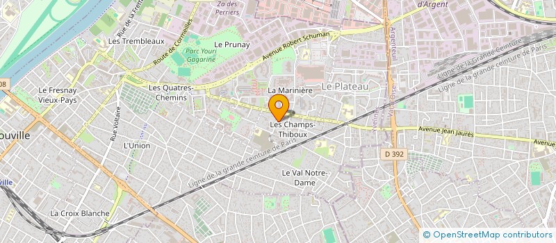 localisation de l'entreprise NM IMMO  SARTROUVILLE