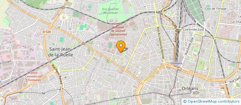 localisation de l'entreprise NM IMMOBILIER à ORLEANS
