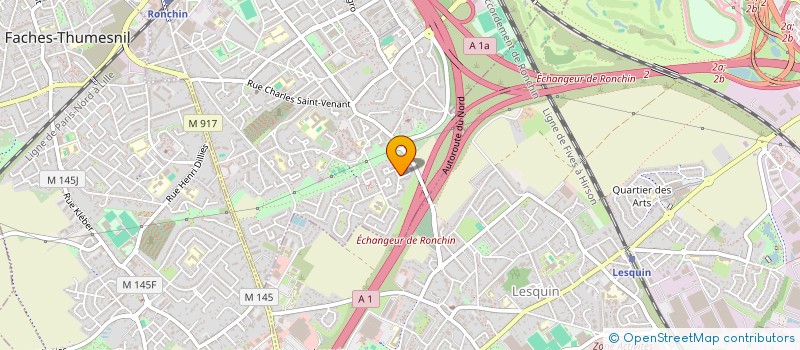 localisation de l'entreprise NM INVEST  RONCHIN